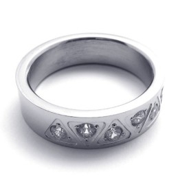 Inel De Titan Cu Diamant