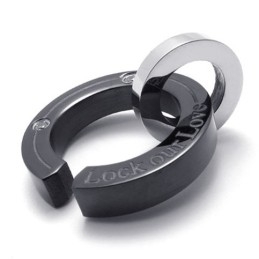 Pandantiv Din Titan Black Diamond Lovers Pentru Femei