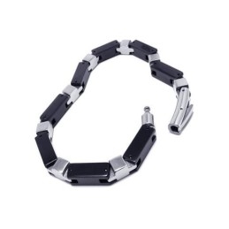 Brățară Bărbătească Din Titan Pur, Argint, Cu Pandantiv