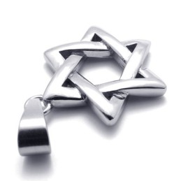 Pandantiv Din Titan Cu Hexagramă Norocoasă