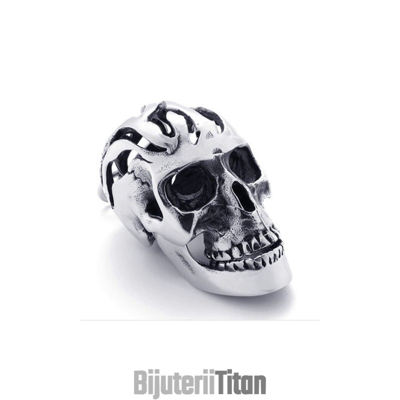 Pandantiv Din Titan Cu Craniu Pandantiv Din Titan Cu Craniu