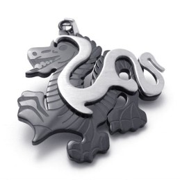 Pandantiv Din Titan Dragon Negru