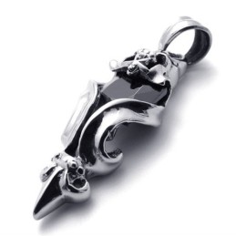 Pandantiv Din Titan Cu Diamant Negru
