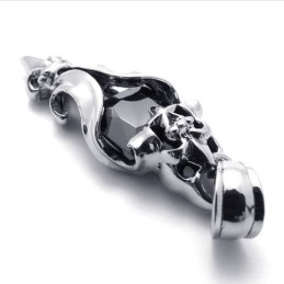 Pandantiv Din Titan Cu Diamant Negru