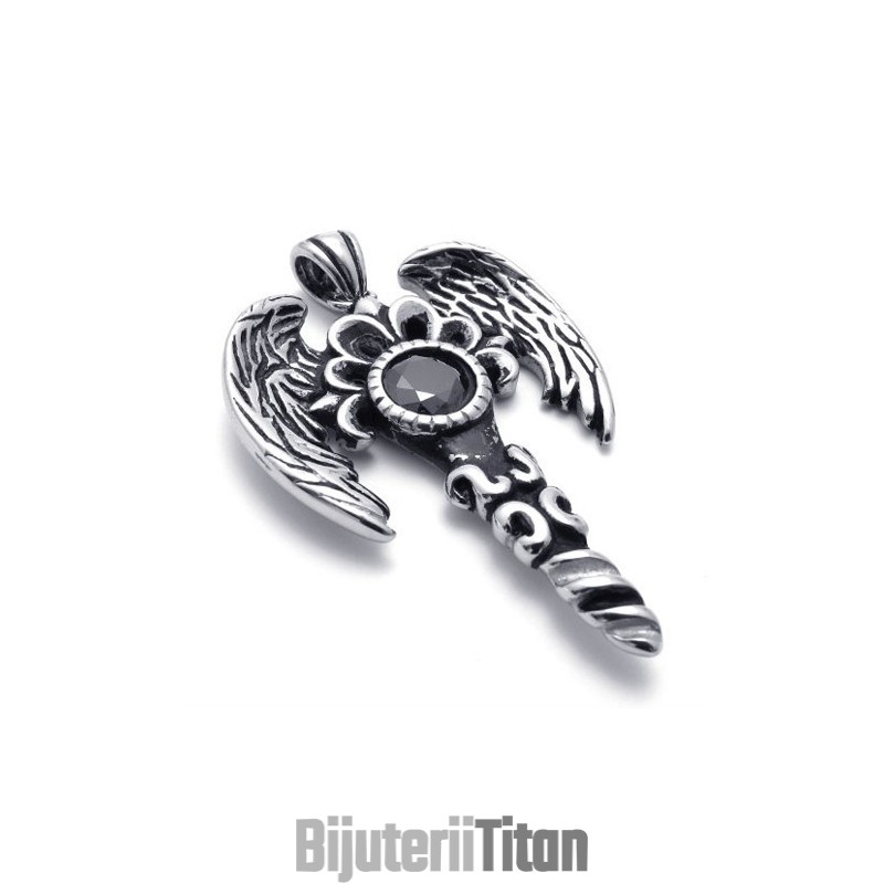 Pandantiv Din Titan Cu Gemă Wings Pandantiv Din Titan Cu Gemă Wings