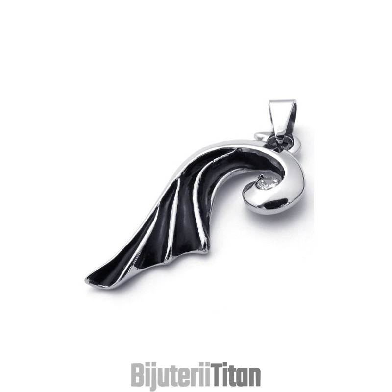 Pandantiv Din Titan Cu Diamant Wing Pandantiv Din Titan Cu Diamant Wing