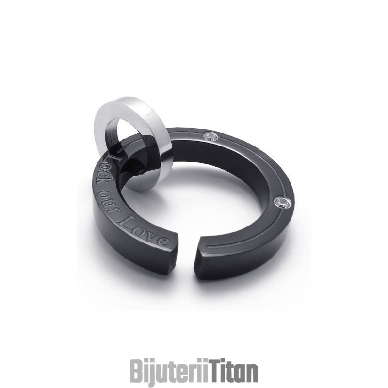 Pandantiv Din Titan Black Lovers Pentru Bărbați Pandantiv Din Titan Black Lovers Pentru Bărbați