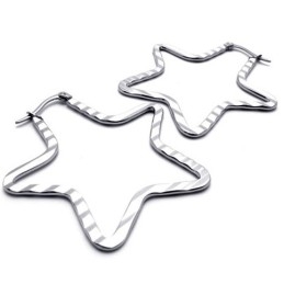 Cercei Din Titan Cu Stea