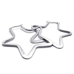 Cercei Din Titan Cu Stea