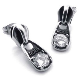 Cercei Din Titan Cu Diamant