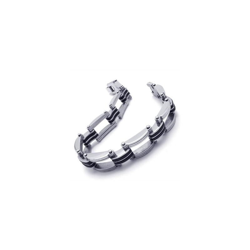 Brățară Bărbătească Din Titan Pur, Argint, Cu Pandantiv, Tip Brățară