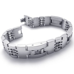 Brățară Din Titan Cu Diamant De 8,5 Inci
