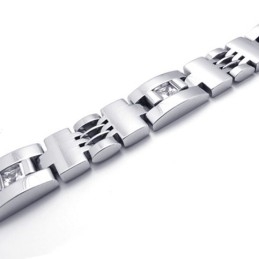 Brățară Din Titan Cu Diamant De 8,5 Inci