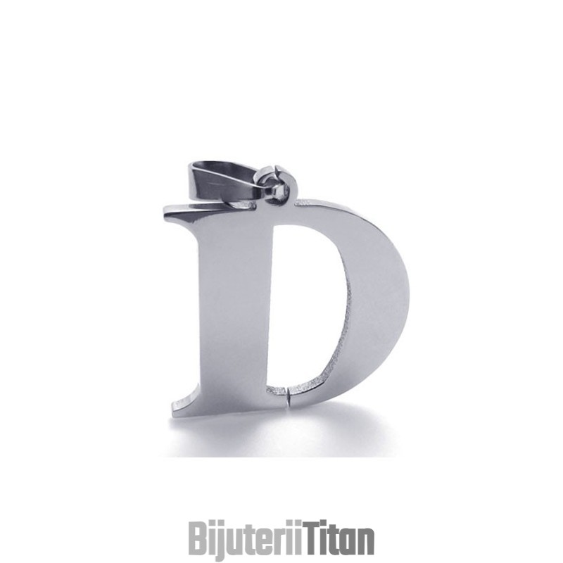 Pandantiv Din Titan Pentru „D”