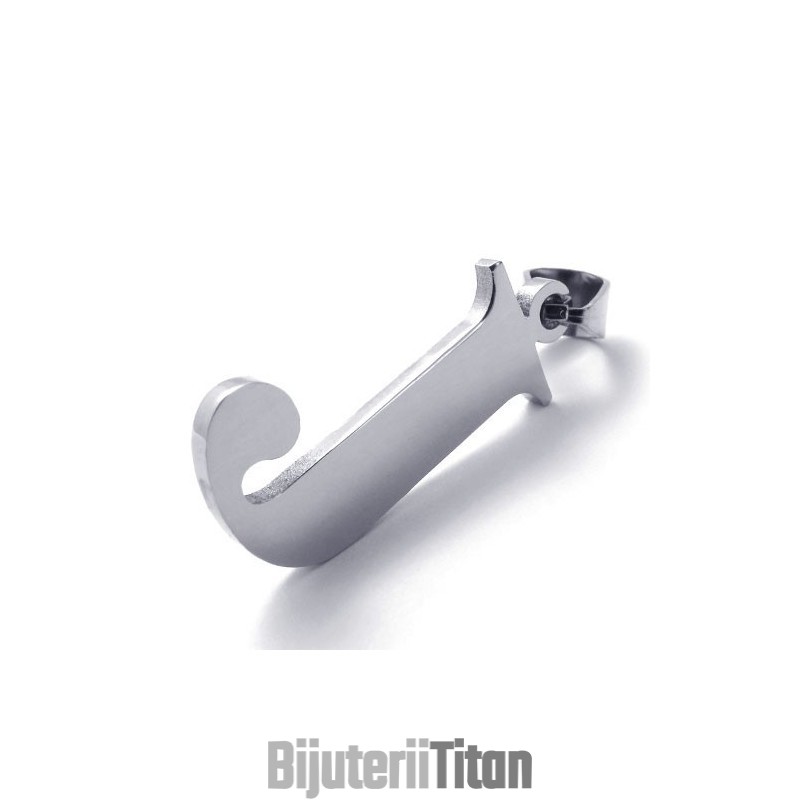 Pandantiv Din Titan Pentru Litera „J”