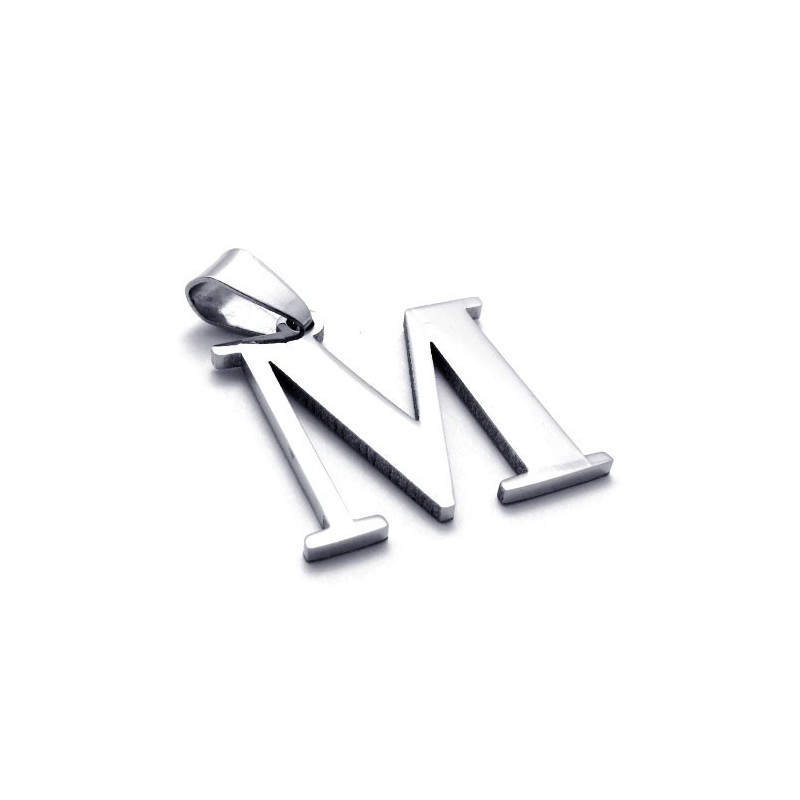 Pandantiv Din Titan Pentru Litera „M” Pandantiv Din Titan Pentru Litera „M”