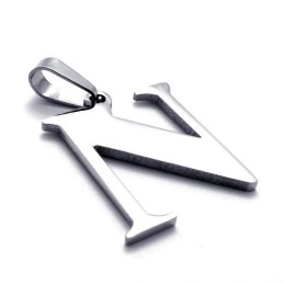 Pandantiv Din Titan Cu Litera „N”