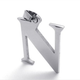 Pandantiv Din Titan Cu Litera „N”