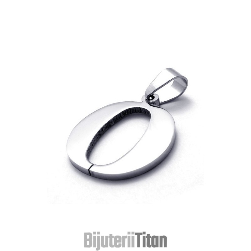 Pandantiv Din Titan Cu Litera „O”