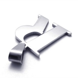 Pandantiv Din Titan Cu Litera „R”