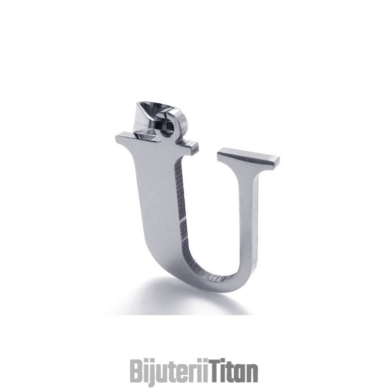 Pandantiv Din Titan Cu Litera „U” Pandantiv Din Titan Cu Litera „U”