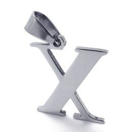 Pandantiv Din Titan Cu Litera „X”
