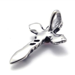 Pandantiv Cruce Din Titan Cu Zirconiu