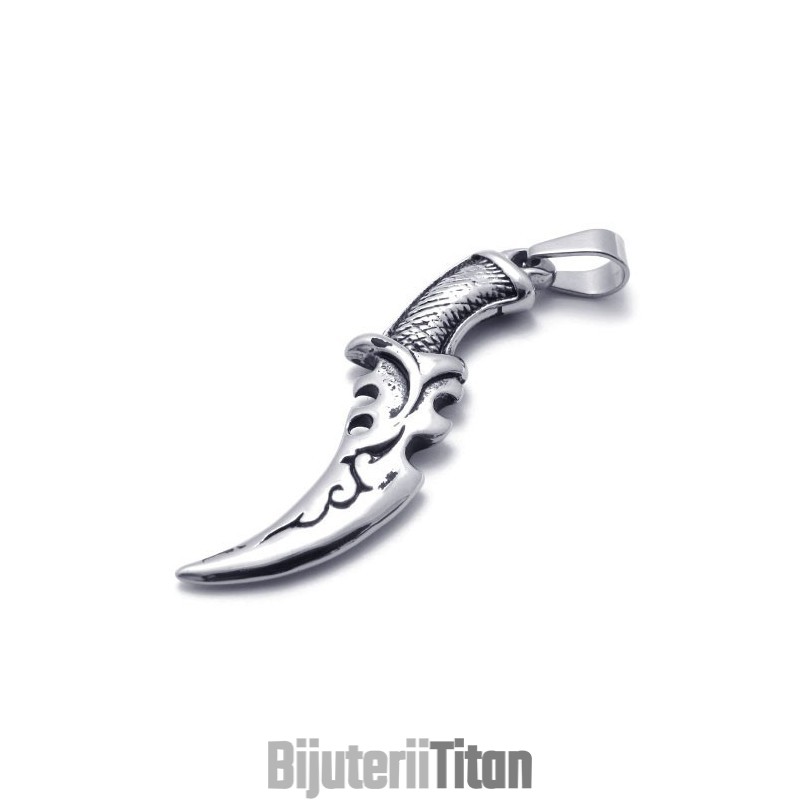 Pandantiv Cuțit Din Titan