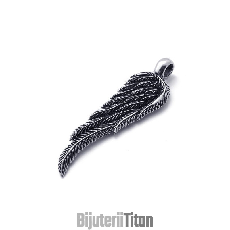 Pandantiv Din Titan Cu Pană