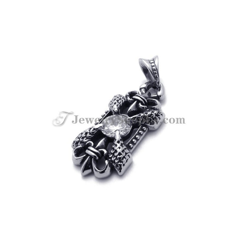 Pandantiv Elegant Din Titan Cu Zirconiu Pandantiv Elegant Din Titan Cu Zirconiu