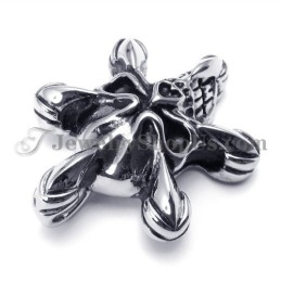 Pandantiv Clasic Din Titan Cu Craniu