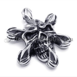 Pandantiv Clasic Din Titan Cu Craniu