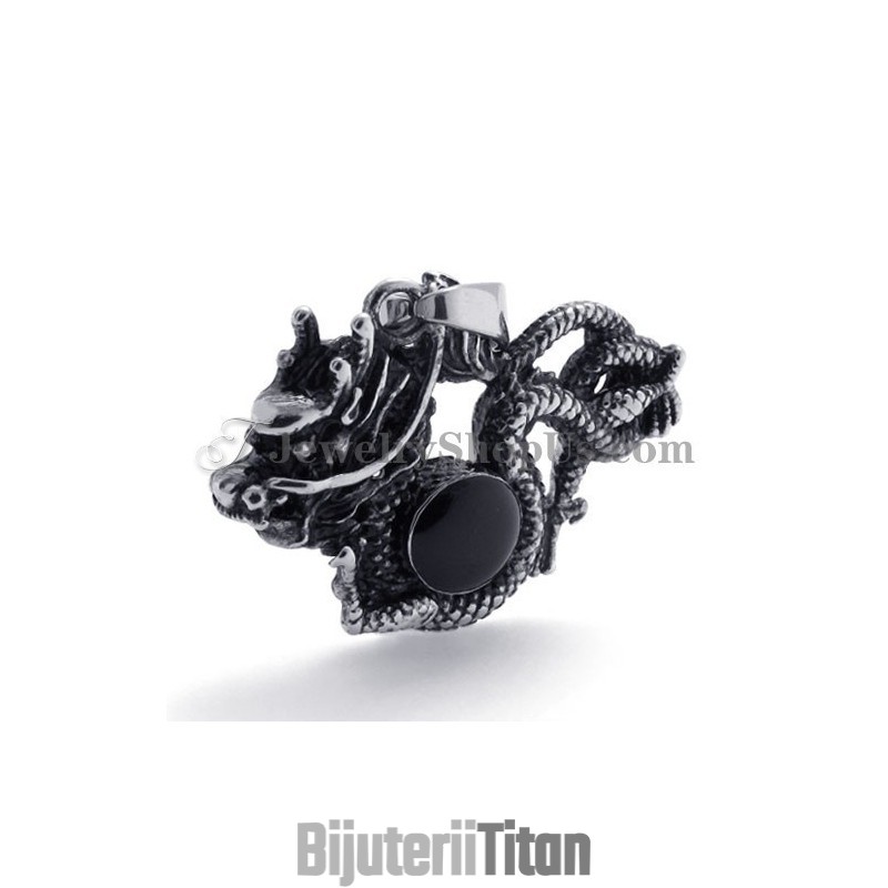 Pandantiv Dragon Din Titan Cu Zirconiu Și Modă Pandantiv Dragon Din Titan Cu Zirconiu Și Modă