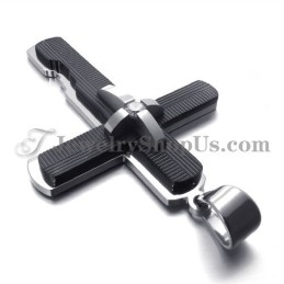 Pandantiv Cruce Din Titan Negru