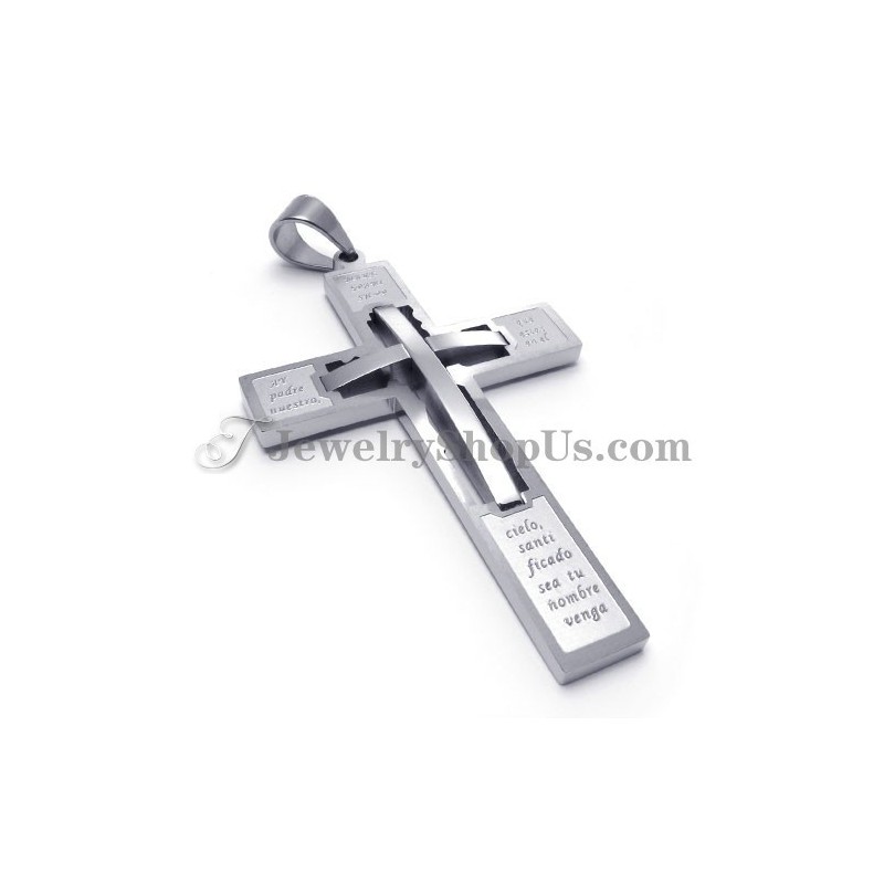 Pandantiv Elegant Din Titan Cu Cruce Pandantiv Elegant Din Titan Cu Cruce