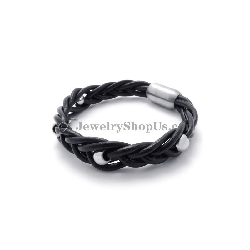 Piele La Modă Cu Brățară Din Titan