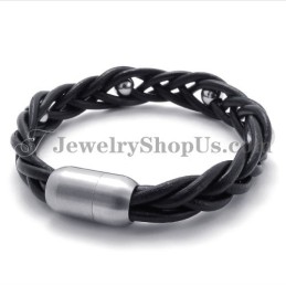 Piele La Modă Cu Brățară Din Titan