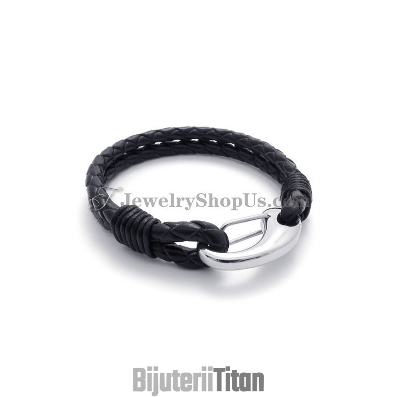 Brățară Elegantă Din Piele De Titan