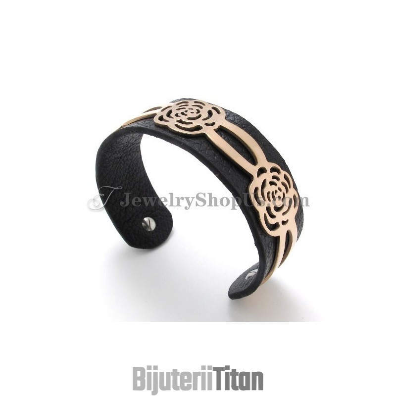Brățară Superbă Din Piele De Titan