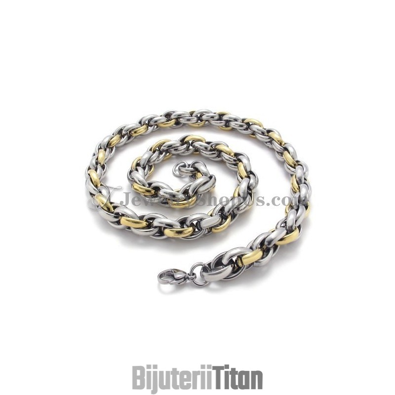 Colier Elegant Din Titan Auriu Colier Elegant Din Titan Auriu