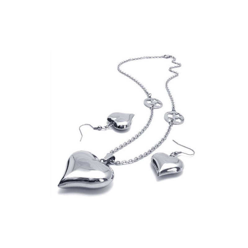 Set De Bijuterii Din Titan, Design Frumos, Culoare Strălucitoare, Calitate Fiabilă, Inclusiv Colier, Pandantiv, Cercei