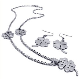 Set De Bijuterii Din Titan, Formă Elegantă, Culoare Strălucitoare, Calitate Excelentă, Inclusiv Colier, Pandantiv, Cercei