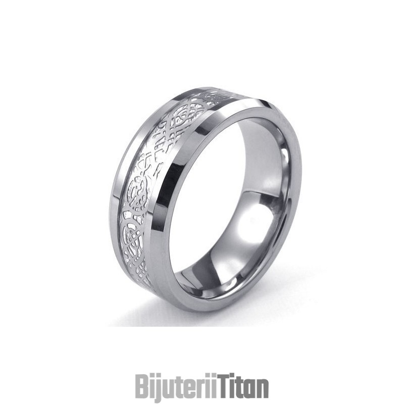 Design Frumos, Culoare Strălucitoare, Inel Din Tungsten De Calitate Stabilă