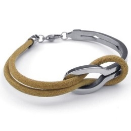 Brățară Din Piele De Titan De Calitate Excelentă, Formă Elegantă, Culori Delicate