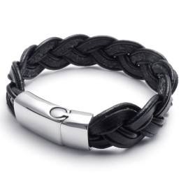 Design Iscusit, Culori Delicate, Brățară Din Piele De Titan De Calitate Fiabilă