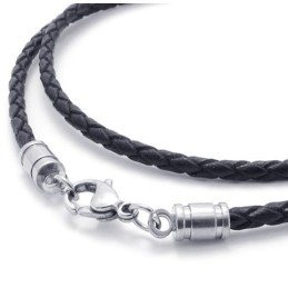 Colier Din Piele De Titan De Înaltă Calitate, Cu Design Iscusit, Culori Delicate
