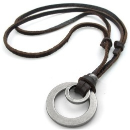 Colier Din Piele De Titan Cu Design Iscusit, Culori Delicate, Calitate Fiabilă