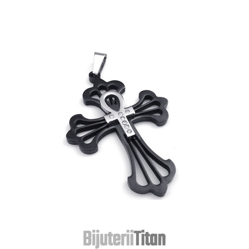 Design Iscusit, Culori Delicate, Pandantiv Cruce Din Titan De Calitate Fiabilă Design Iscusit, Culori Delicate, Pandantiv Cruce Din Titan De Calitate Fiabilă