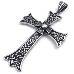 Design Iscusit, Culori Delicate, Pandantiv Cruce Din Titan De Înaltă Calitate