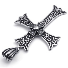 Design Iscusit, Culori Delicate, Pandantiv Cruce Din Titan De Înaltă Calitate
